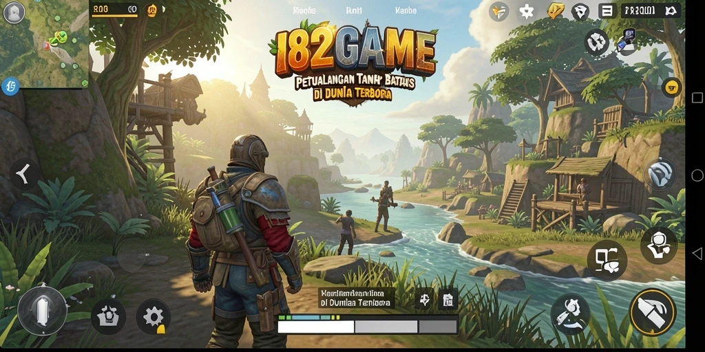Tangkapan layar dari gameplay Open World yang menakjubkan di 182GAME.