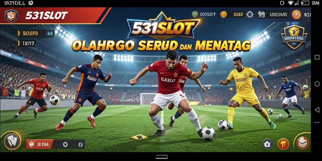 Tampilan gameplay seru dari 531SLOT yang menampilkan berbagai cabang olahraga.