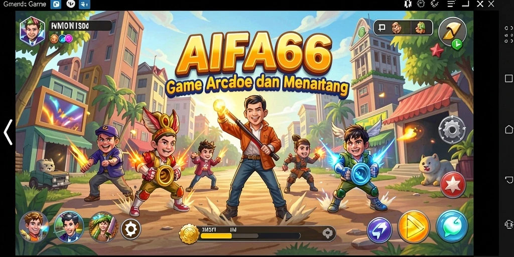 Tangkapan layar dari gameplay AIFA66 yang mendebarkan dan penuh aksi.