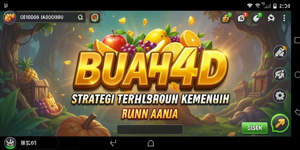 Tampilan utama gameplay BUAH4D dengan strategi mendalam.
