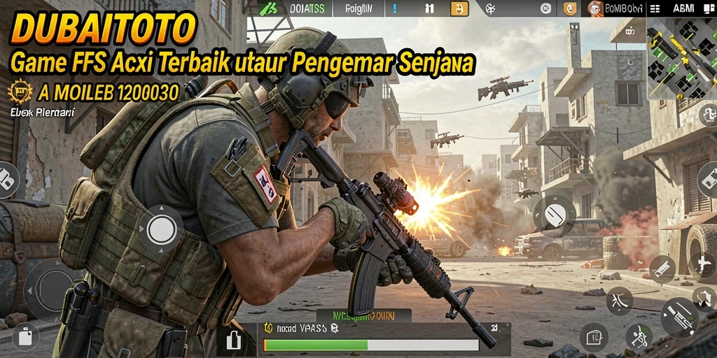 Screenshot dari gameplay DUBAITOTO menunjukkan aksi tembak-menembak yang seru.