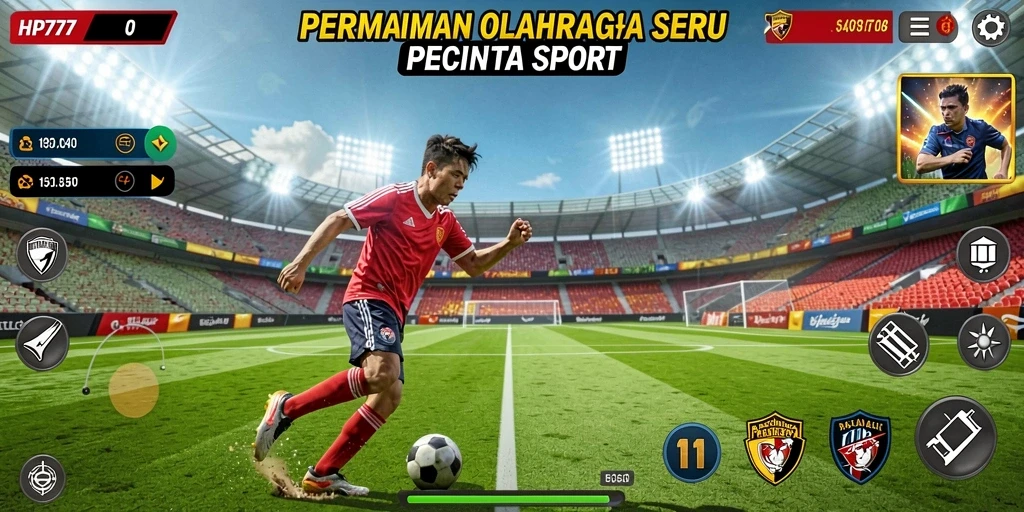 Gameplay HP777 menampilkan berbagai cabang olahraga dengan grafis yang memukau.