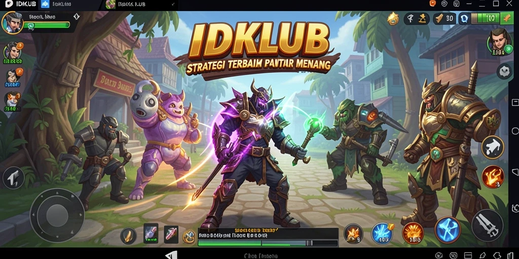 Tampilan gameplay menegangkan dalam IDKLUB dengan strategi yang mendalam.