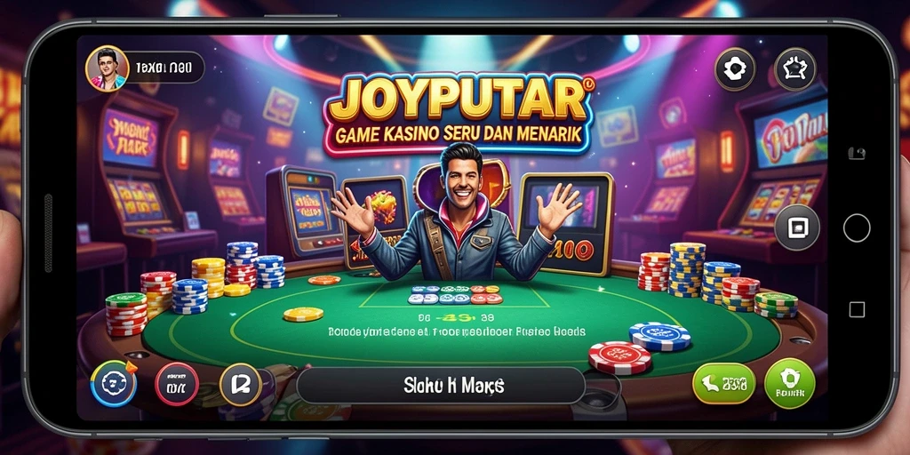 Tampilan gameplay JOYPUTAR yang menarik dan interaktif.