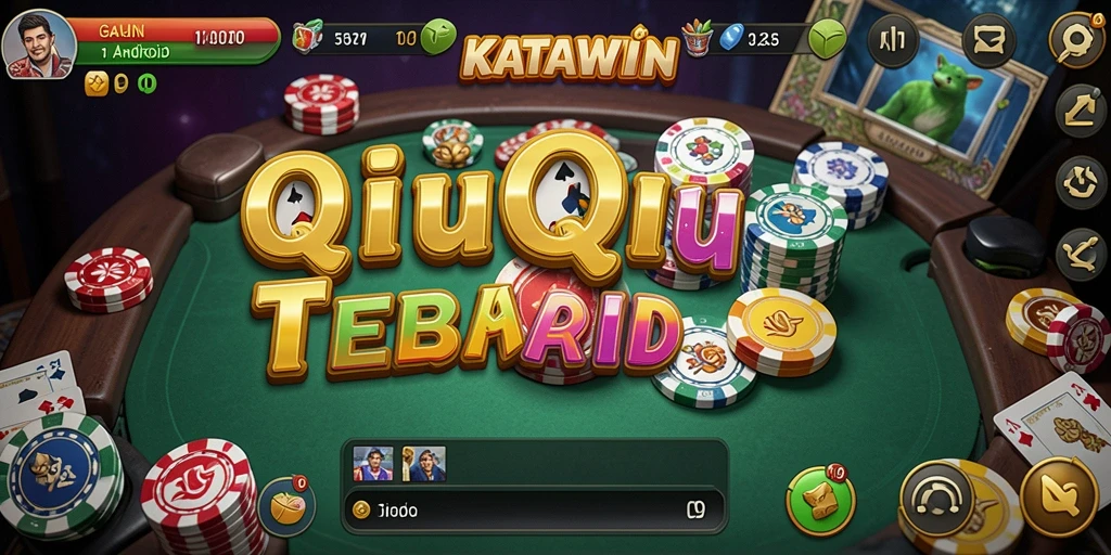 Gameplay QiuQiu yang seru dan menantang di KATAWIN.