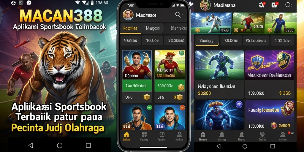 Tampilan antarmuka pengguna <strong>MACAN388</strong> yang modern dan interaktif.