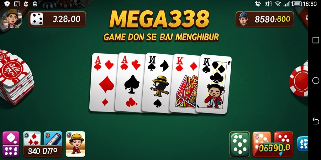 Tampilan gameplay seru dan interaktif dari MEGA338.