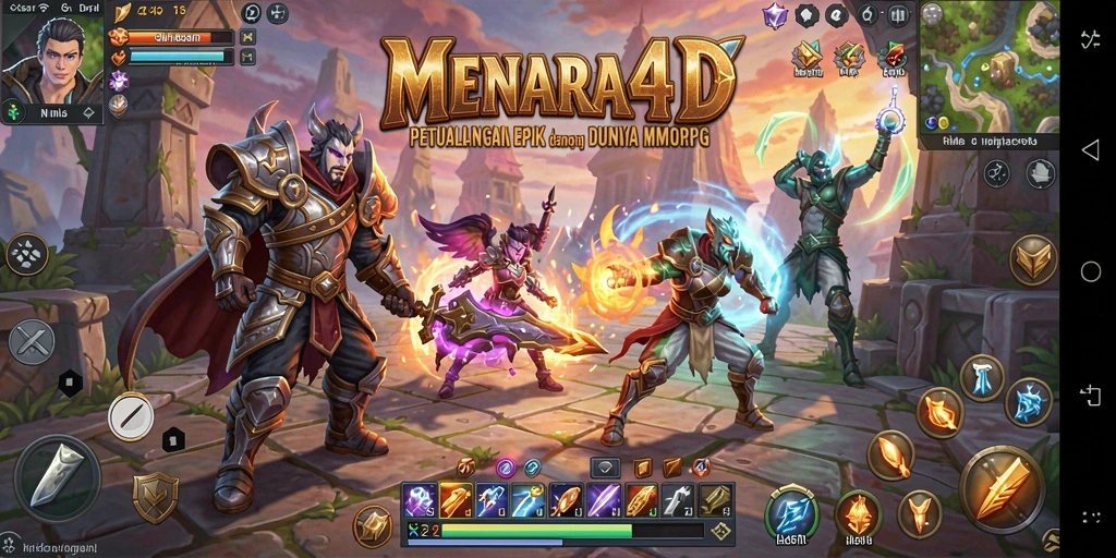 Gameplay epik dalam dunia MMORPG yang mengesankan.