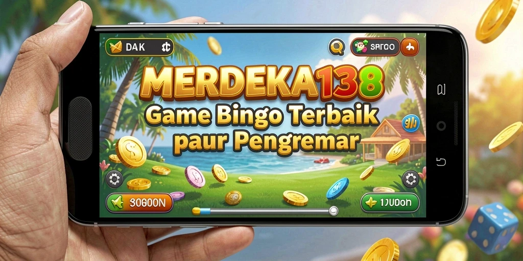 Tampilan permainan Bingo MERDEKA138 yang seru dan interaktif.